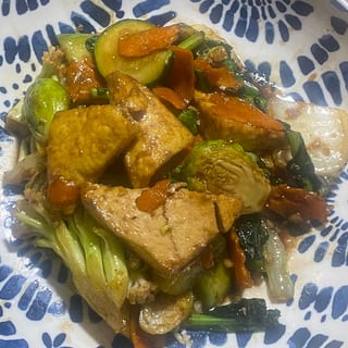 Vegetarian Mixed Vegetables with Tofu